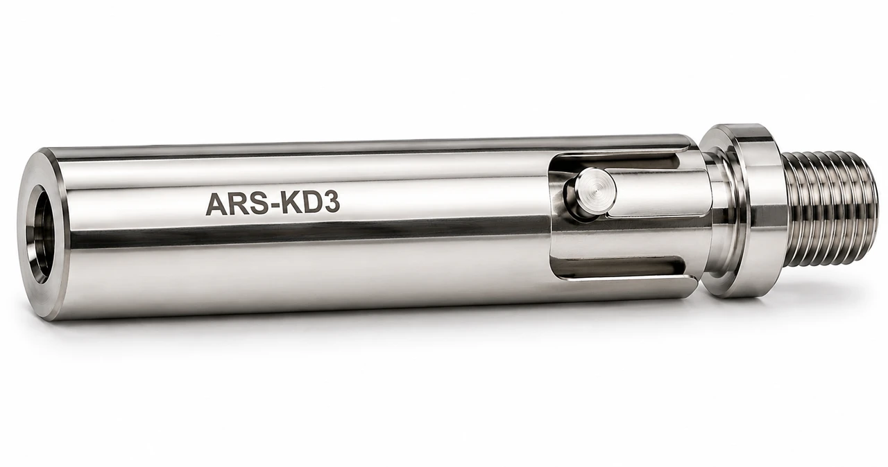 KD-3 - Chrome Plated Brass Antenna Quick Disconnect - 3/8 x 24 T