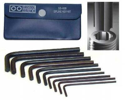 SS-408 - Bristol Spline Wrench - 9-Piece Set