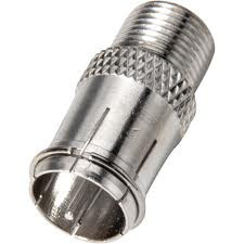 Type F Male Female Quick Connect Coaxial Adapter ARSG230