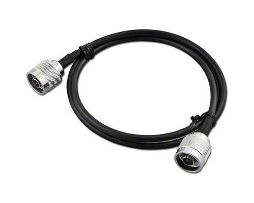12-Inch - Type N-Male to N-Male RG8X LMR240 Coaxial Cable