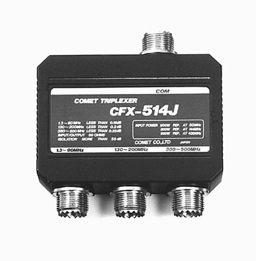 Comet CFX-514 - 50 / 146 / 446 MHz Ham Radio Triplexer