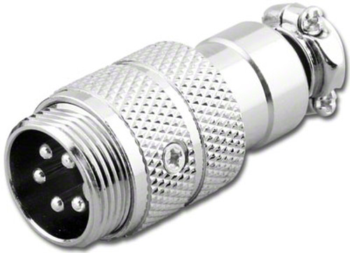 5-Pin - Microphone & Electrical Cable Connector - Male Plug