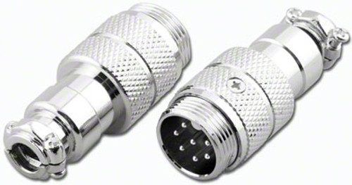 7-Pin - Microphone & Electrical Cable Connector - Male Plug