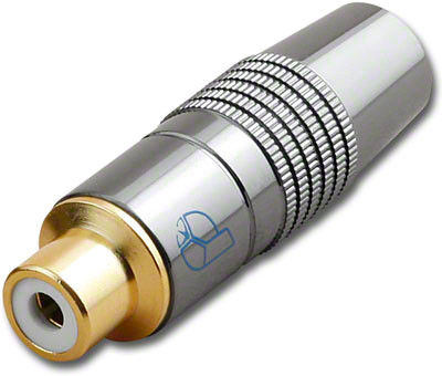 RCA Male Plug Professional Coaxial Connector - RCA-6003-D65