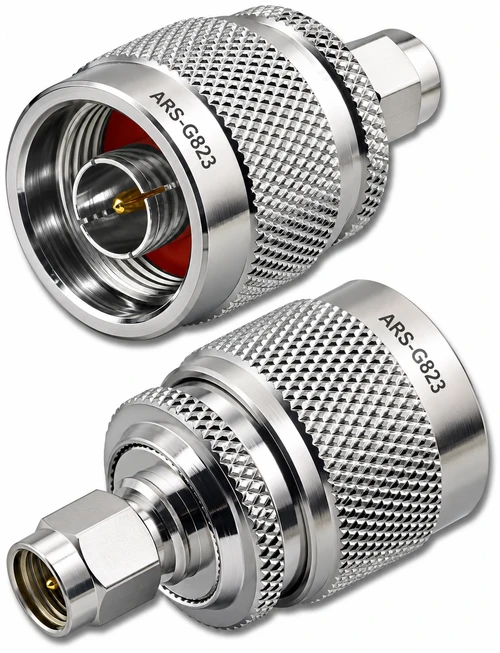 SMA-Male to Type N-Male Plug Coaxial Adapter Connector - ARS-G823