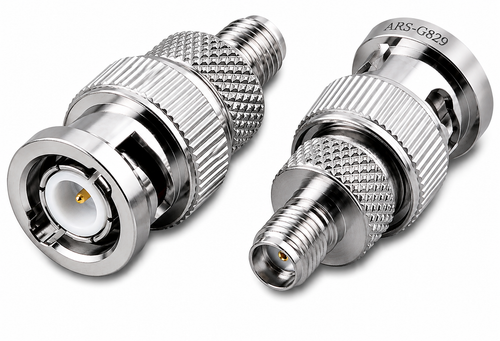 BNC-Male to SMA-Female Coaxial Adapter Connector