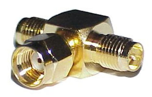 RP-SMA Tee Coaxial Adapter Connector - Reverse SMA