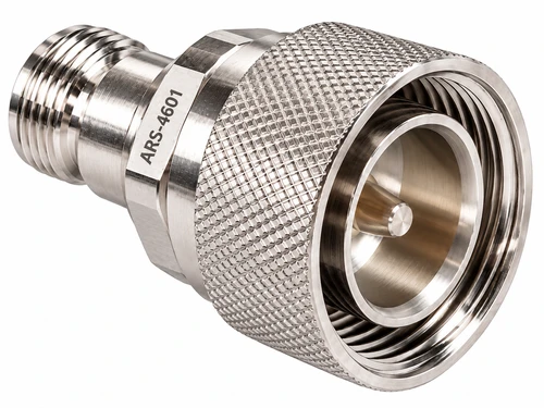 DIN 7/16 Male to N-Female Coaxial Adapter Connector - ARS-4601