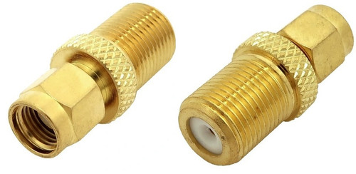 RP-SMA-Male to Type F-Female Coaxial Adapter Connector