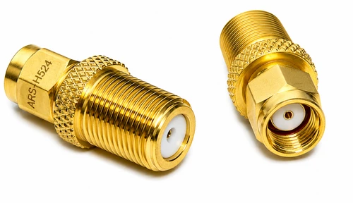RP-SMA-Male to Type F-Female Coaxial Adapter Connector