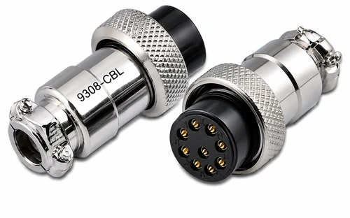 8-Pin - Female Microphone & Electrical Cable Connector - ARS-9308-CBL