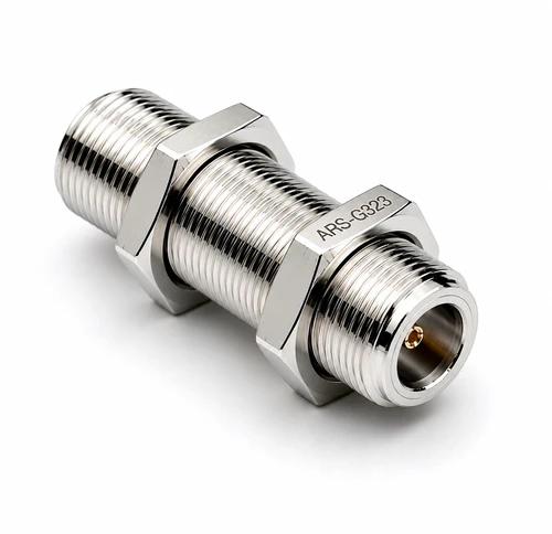 4-Inch - Type N Double Female Bulkhead Connector