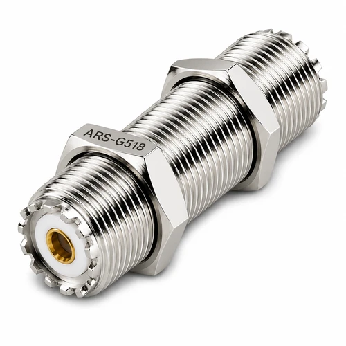 3-Inch - UHF-Female SO-239 Bulkhead Feedthru Coaxial Connector