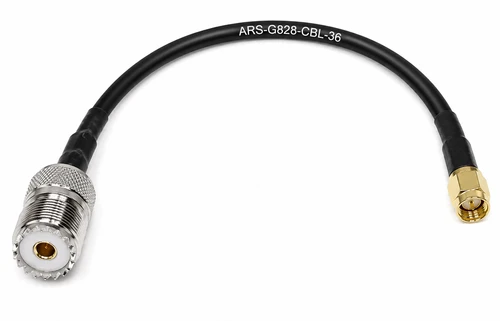 36 Inch - SMA Male to UHF Female SO-239 Coaxial Cable Pigtail