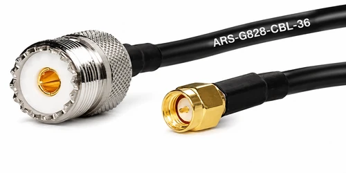 36 Inch - SMA Male to UHF Female SO-239 Coaxial Cable Pigtail