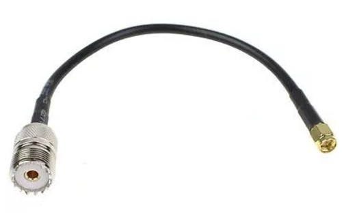 36 Inch - SMA Male to UHF Female SO-239 Coaxial Cable Pigtail