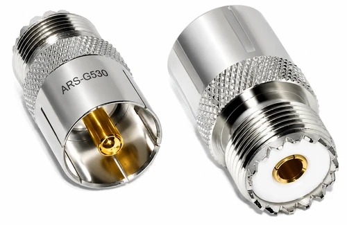 UHF Male / Female Push-On Quick Coaxial Adapter Connector PL-259