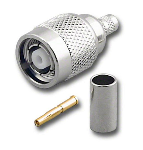 RP-TNC Straight Male Plug Crimp Connector for LMR195 Coaxial Cable
