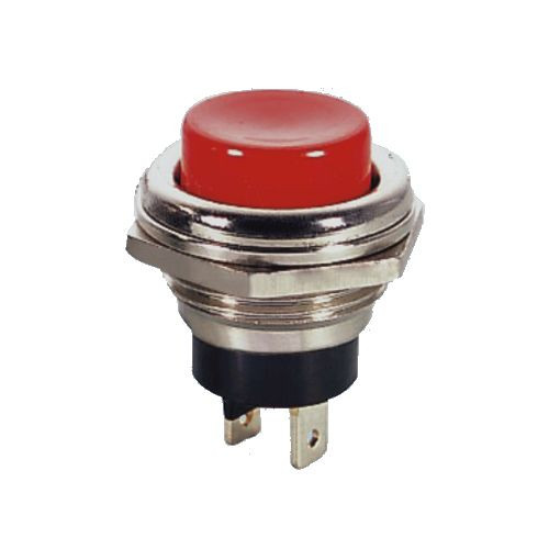 RED - Push Button Switch On/Off SPST 2P 4A 125VAC - P/N CES-66-2420