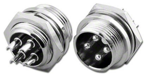 GX164 - 4-Pin Male Aviation Panel Connector