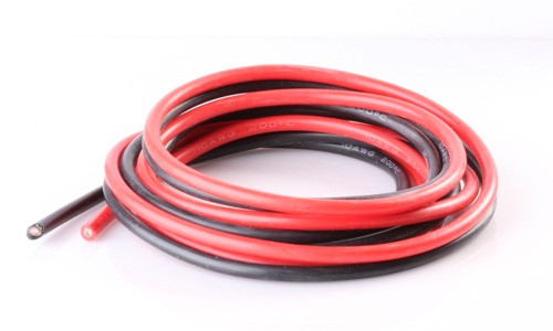 10 AWG Zip Cord Wire Red Black Twin Conductors - Per Foot