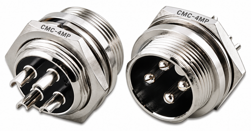 CMC-4MP - 4-Pin - Microphone & Electrical Cable Connector - Panel Jack