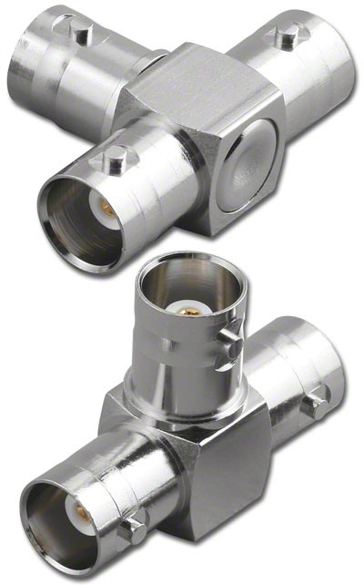 BNC All Female Tee 'T' Coaxial Adapter (BNC-7375)