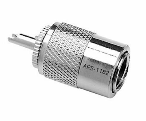 PL-259 UHF-Male Best Easy to Solder Silver Teflon Coaxial