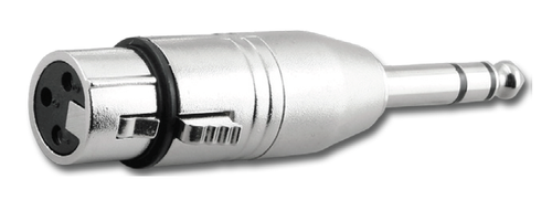 3-Pin Female to 1/4" 6.3mm Stereo - XLR Microphone Adapter - XAD-3F63M