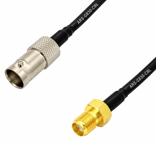 SMA-Female to BNC-Female Coaxial Cable - RG-174 - 36-Inch