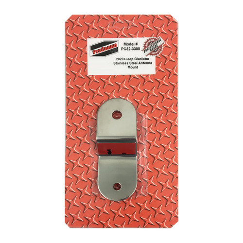 2020-2022 - JEEP GLADIATOR STAINLESS ANTENNA MOUNT HOOD FENDER - 32-3300