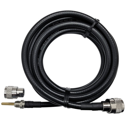 9-Foot - Mini RG-213 Coaxial Cable Assembly PL-259 to PL-259 UHF - M213