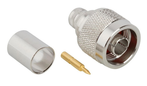 Type N Male Plug Crimp Connector for RG-214 225 Coaxial Cable - ARS-4822