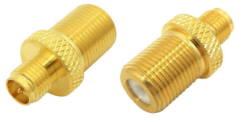 RP-SMA-Female to Type F-Female Coaxial Adapter Connector