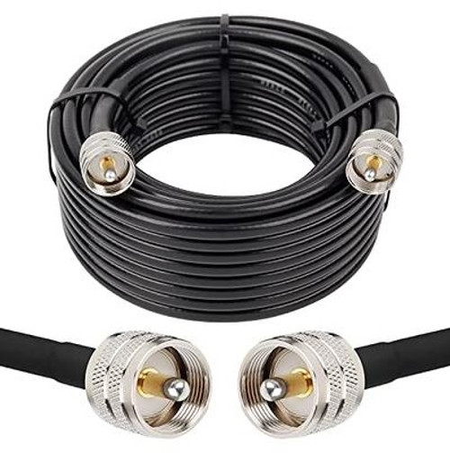 100-Foot - RG-8X Coaxial Cable Assembly | PL259 | ARS-240-PLPL-100