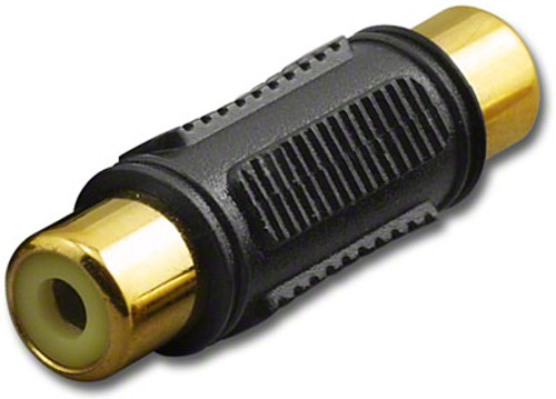 RCA Double Female In-Line Couple Adapter Connector - RCA-6194-YW