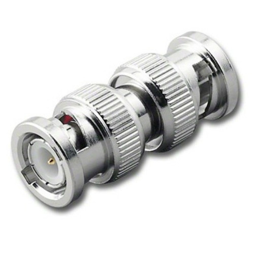 BNC Double Male Barrel Coaxial Adapter