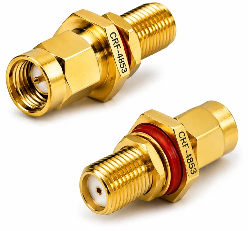 SMA Male Female Feed-Through Bulkhead Connector