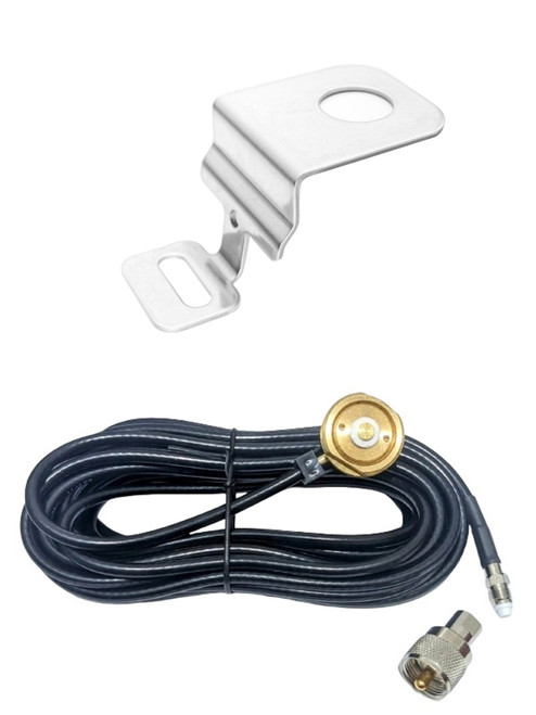 2020-2026 - Chevy GMC Ford - Antenna Bracket & Cable - AM-420-NMO-CBL