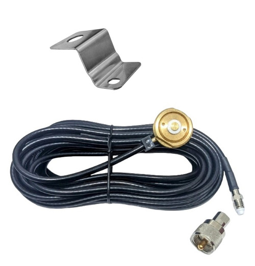 King mb160?CabマウントブラケットforポータブルSatelliteアンテナ KOJEM Truck Cab Satellite Antenna Mount Bracket with Vibration