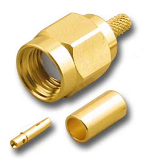 RP-SMA Reverse Male Plug Cable Crimp Connector RG-316 RG-174 - H895-174