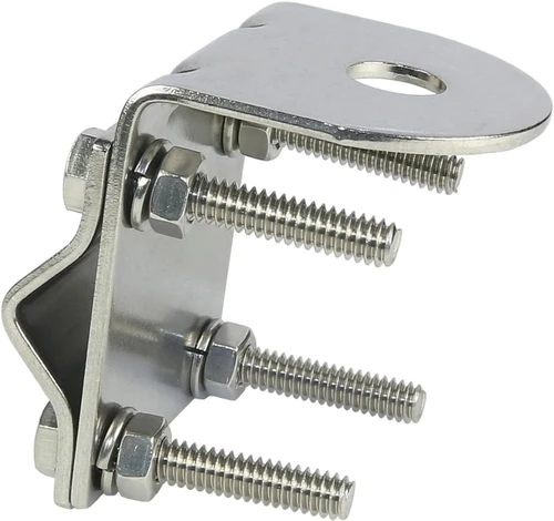 3-Way Heavy-Duty Stainless Steel Antenna Mirror Mount Bracket - AM-991SS