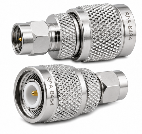 SMA-Male to TNC-Male Coaxial Adapter Connector (RFA-8484)