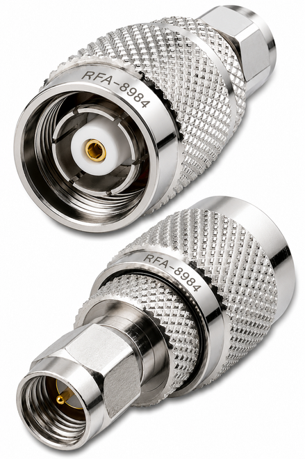 RP-TNC-Male to SMA-Male Coaxial Adapter (RFA-8984)