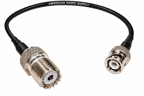 36 Inch BNC Male to UHF Female SO-239 RG-174 Coaxial Cable - G060-CBL-36