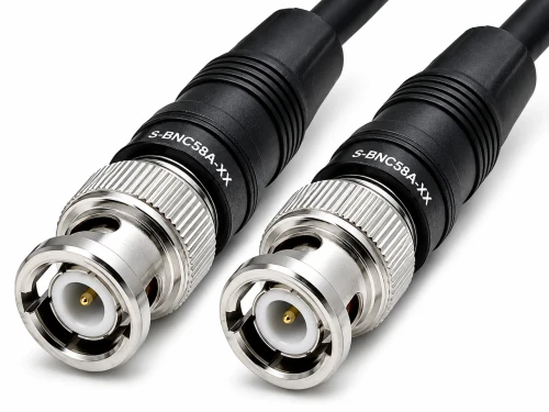 12-Foot RG-58 Black Molded BNC Stranded Center Conductor Coaxial Cable