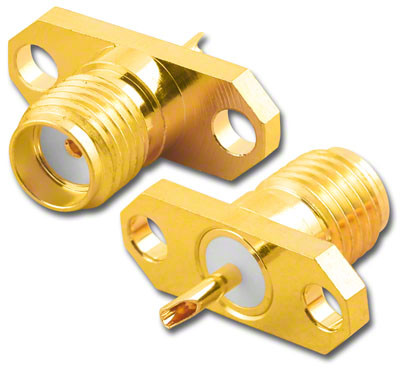 SMA Female Panel Mount 2-Hole Connector - SMA-2735
