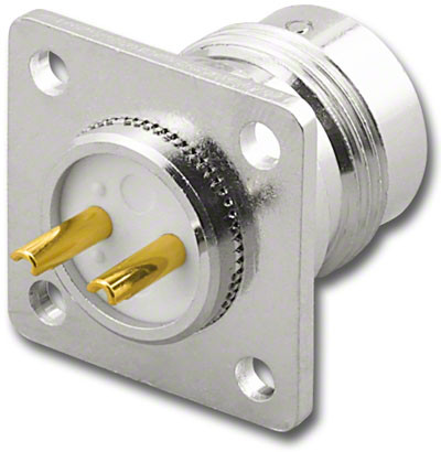 Twinax Female Panel Mount Connector - Pan-Pacific #TWX-7518
