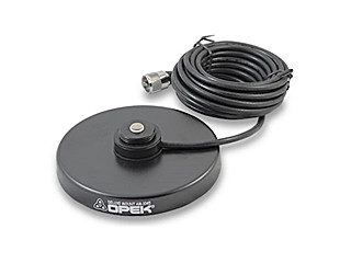 5-Inch - NMO Magnetic Antenna Mount Metal Cover - PL-259