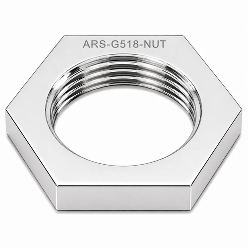 Oversized Nut for SO-239 UHF Bulkhead Connectors Nickel Plated Brass
